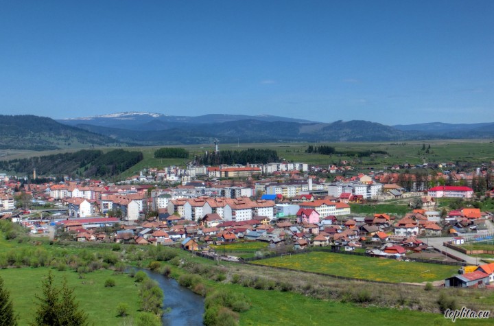 Toplita, general view