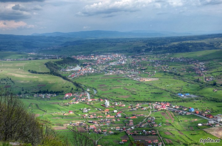 Toplița, general view