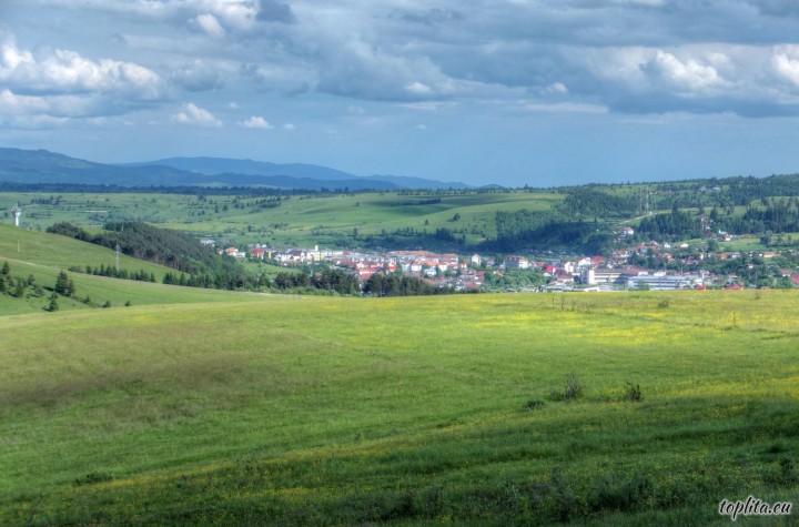 Toplita, general view