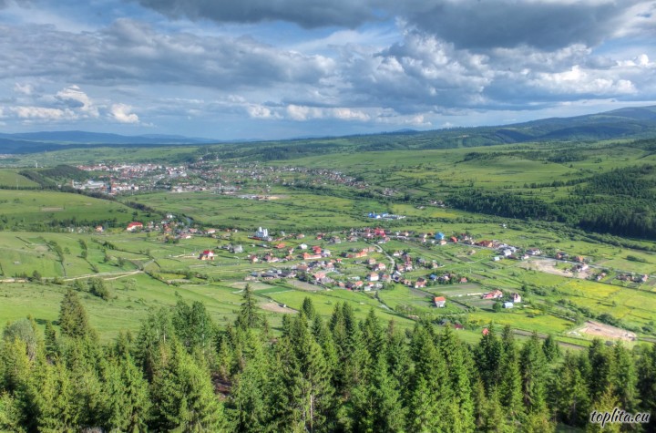 Toplita, general view