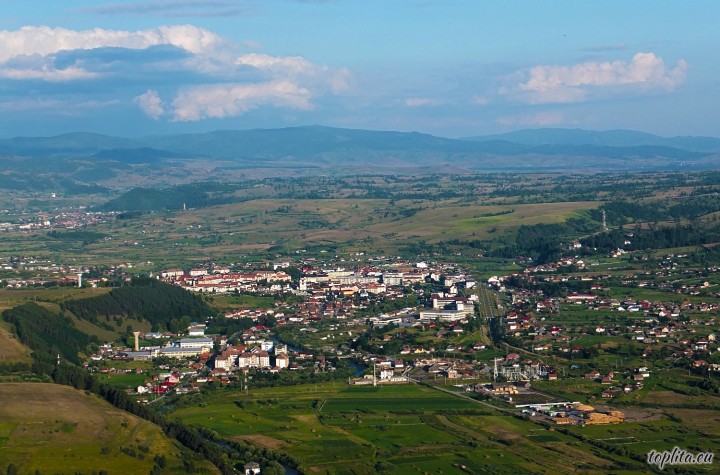 Toplita, general view