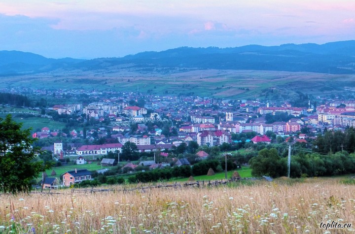 Toplița, view from Zencani