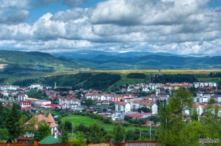 Toplita, general view