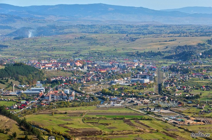 Toplita, general view